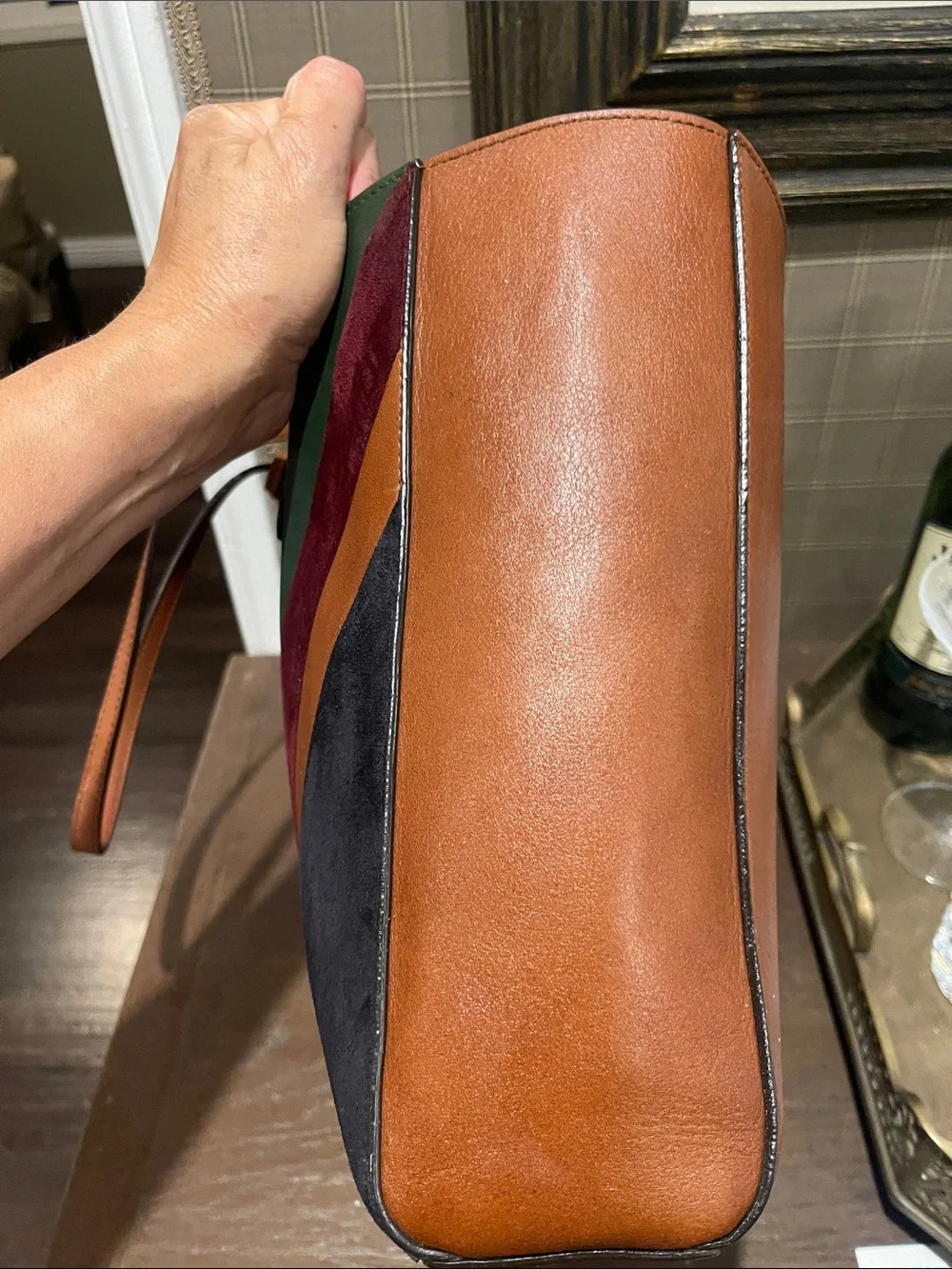Ralph Lauren Collection Color Block Tote - Picture 7 of 10